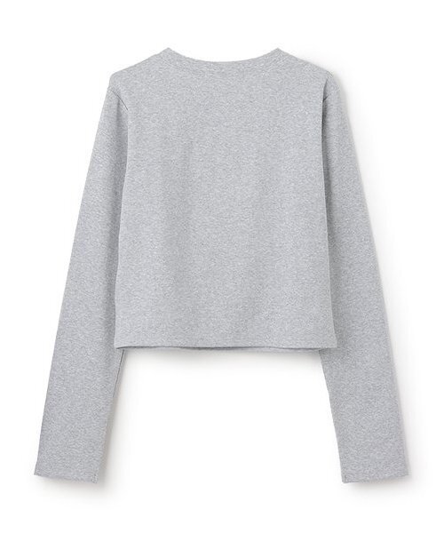 Mi-je(ミジェ)の「モチーフフリル長袖Tシャツ【韓国ファッション】(Tシャツ/カットソー・レディース・オフホワイト/グレー・F)」の7枚目の写真