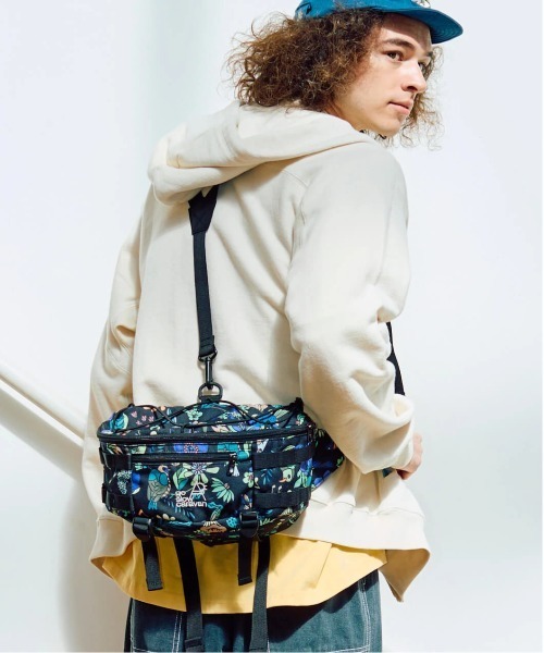 600D総柄 サスペンダー2WAYヒップバッグ（ボディバッグ/ウエスト