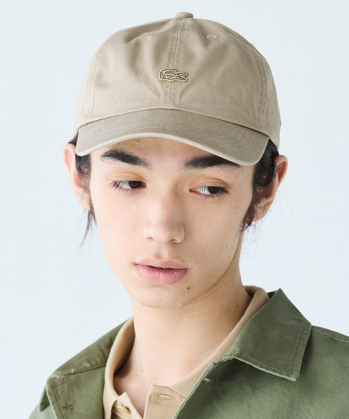 LACOSTE(ラコステ)の「バイオウォッシュ6パネルキャップ(キャップ・メンズ・ブラック/ダークグリーン/ベージュ・58cm)」の16枚目の写真