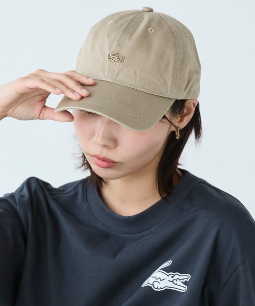 LACOSTE(ラコステ)の「バイオウォッシュ6パネルキャップ(キャップ・メンズ・ブラック/ダークグリーン/ベージュ・58cm)」の19枚目の写真
