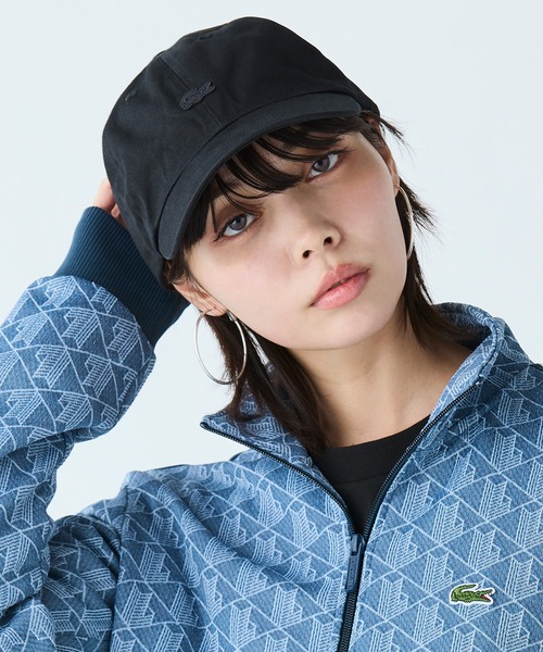 LACOSTE(ラコステ)の「バイオウォッシュ6パネルキャップ(キャップ・メンズ・ブラック/ダークグリーン/ベージュ・58cm)」の7枚目の写真