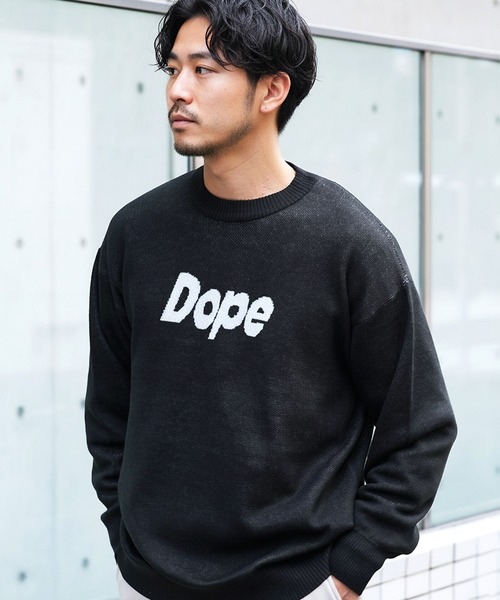jiggys shop(ジギーズショップ)の「クルーネックロゴジャガードニットセーター(ニット/セーター・メンズ・オレンジ/ブラック/グレー・X-LARGE/LARGE/MEDIUM)」の2枚目の写真