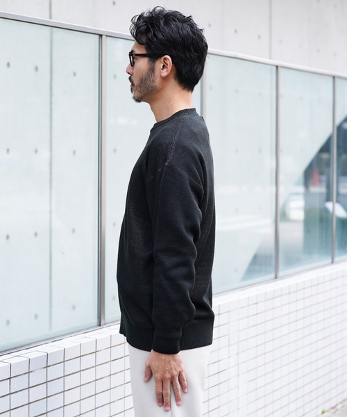jiggys shop(ジギーズショップ)の「クルーネックロゴジャガードニットセーター(ニット/セーター・メンズ・オレンジ/ブラック/グレー・X-LARGE/LARGE/MEDIUM)」の11枚目の写真