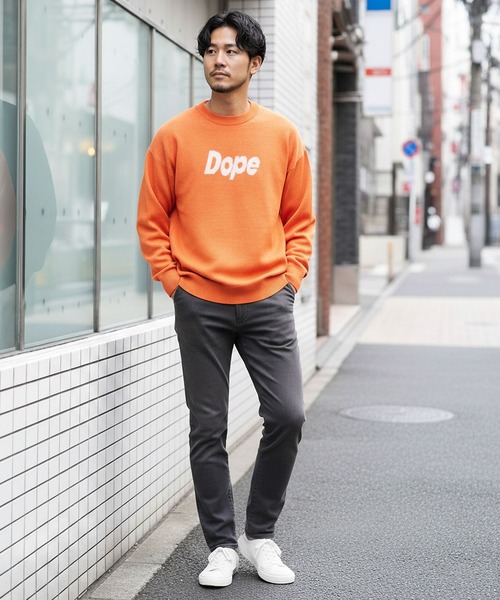 jiggys shop(ジギーズショップ)の「クルーネックロゴジャガードニットセーター(ニット/セーター・メンズ・オレンジ/ブラック/グレー・X-LARGE/LARGE/MEDIUM)」の22枚目の写真