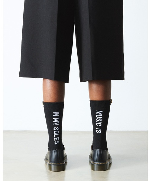 Dr. Martens（ドクターマーチン）の「Dr. Martens/ドクターマーチン MUSIC IS IN MY SOLES ソックス 40767001（ソックス/靴下・レディース・ブラック・S/M）」の3枚目の写真
