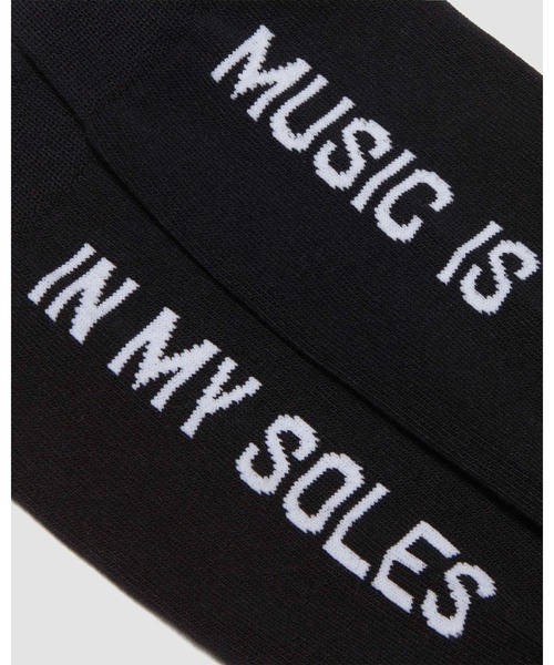 Dr. Martens（ドクターマーチン）の「Dr. Martens/ドクターマーチン MUSIC IS IN MY SOLES ソックス 40767001（ソックス/靴下・レディース・ブラック・S/M）」の4枚目の写真
