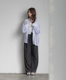 GLOBAL WORK | ルーズシャツ＊キャミSET/AND YUA ANY/284512(シャツ/ブラウス)