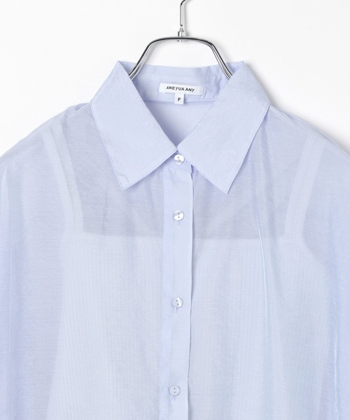 GLOBAL WORK（グローバルワーク）の「ルーズシャツ＊キャミSET/AND YUA ANY/284512（シャツ/ブラウス・キッズ・ブラック/アイボリー/サックスブルー・FREE）」の22枚目の写真