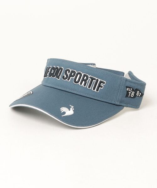 le coq sportif GOLF】定番ロゴサンバイザーゴルフキャップ（サン
