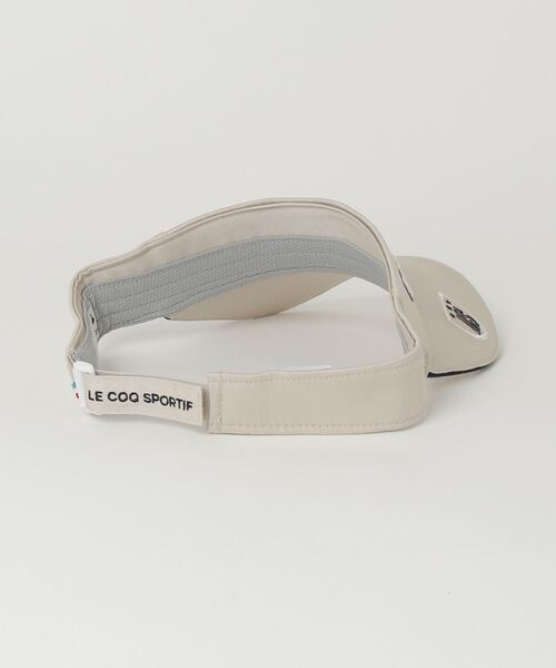 le coq sportif GOLF(ルコックスポルティフゴルフ)の「【le coq sportif GOLF】定番ロゴサンバイザーゴルフキャップ(サンバイザー・レディース・ブラック/ネイビー系1/ピンク/ホワイト/ベージュ/ネイビー/ホワイト系その他/サックスブルー・F)」の15枚目の写真