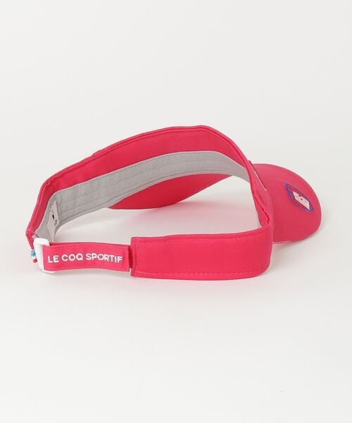 le coq sportif GOLF(ルコックスポルティフゴルフ)の「【le coq sportif GOLF】定番ロゴサンバイザーゴルフキャップ(サンバイザー・レディース・ブラック/ネイビー系1/ピンク/ホワイト/ベージュ/ネイビー/ホワイト系その他/サックスブルー・F)」の16枚目の写真