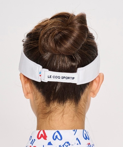 le coq sportif GOLF(ルコックスポルティフゴルフ)の「【le coq sportif GOLF】定番ロゴサンバイザーゴルフキャップ(サンバイザー・レディース・ブラック/ネイビー系1/ピンク/ホワイト/ベージュ/ネイビー/ホワイト系その他/サックスブルー・F)」の19枚目の写真