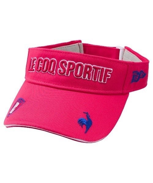 le coq sportif GOLF(ルコックスポルティフゴルフ)の「【le coq sportif GOLF】定番ロゴサンバイザーゴルフキャップ(サンバイザー・レディース・ブラック/ネイビー系1/ピンク/ホワイト/ベージュ/ネイビー/ホワイト系その他/サックスブルー・F)」の10枚目の写真