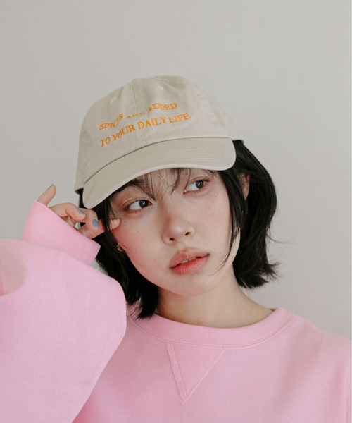 PILIT(ピリット)の「ロゴカラーキャップ(キャップ・レディース・ブルー/ピンク/レッド/ベージュ/ネイビー・FREE)」の2枚目の写真