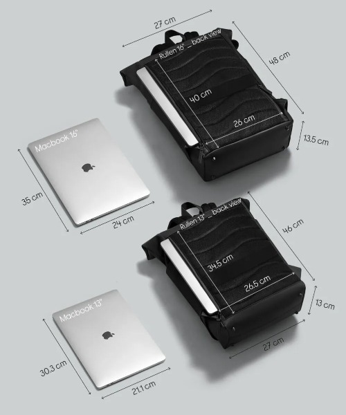 GASTON LUGA（ガストンルーガ）の「GASTON LUGA/ガストンルーガ/RULLEN 16" (ルーレン16")（バックパック/リュック・メンズ・グレー/ブラック/オリーブ系・F）」の19枚目の写真