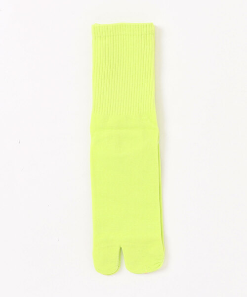 SVEC（シュベック）の「カラーリング 足袋 リブソックス（ソックス/靴下・レディース・グリーン系その他/イエロー/オレンジ/ブルー系その他/ラベンダー/ピンク/ホワイト/ピンク系その他/ブラック/ブルー系その他2/ターコイズブルー・FREE）」の4枚目の写真