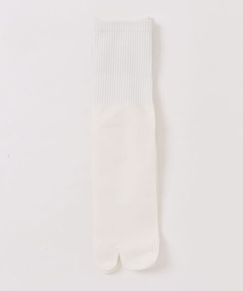 SVEC（シュベック）の「カラーリング 足袋 リブソックス（ソックス/靴下・レディース・グリーン系その他/イエロー/オレンジ/ブルー系その他/ラベンダー/ピンク/ホワイト/ピンク系その他/ブラック/ブルー系その他2/ターコイズブルー・FREE）」の2枚目の写真