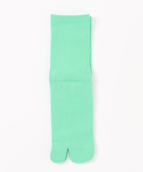 SVEC（シュベック）の「カラーリング 足袋 リブソックス（ソックス/靴下・レディース・グリーン系その他/イエロー/オレンジ/ブルー系その他/ラベンダー/ピンク/ホワイト/ピンク系その他/ブラック/ブルー系その他2/ターコイズブルー・FREE）」の5枚目の写真