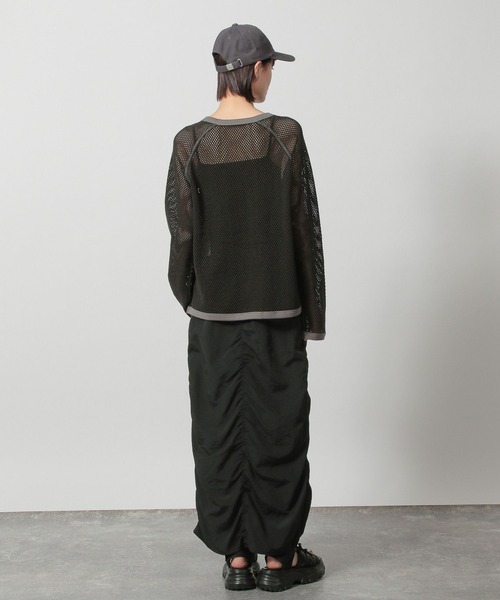 LAKOLE（ラコレ）の「ラグランメッシュプルオーバー長袖 / 322600（Tシャツ/カットソー・レディース・イエロー/アイボリー/ブラック・FREE）」の6枚目の写真