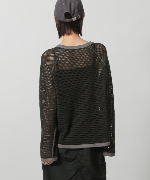 LAKOLE（ラコレ）の「ラグランメッシュプルオーバー長袖 / 322600（Tシャツ/カットソー・レディース・イエロー/アイボリー/ブラック・FREE）」の8枚目の写真