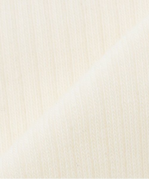 by LOVEiT（バイラビット）の「リボンつきハイソックス（ソックス/靴下・キッズ・オフホワイト/ブラック/ラベンダー・M/L）」の6枚目の写真