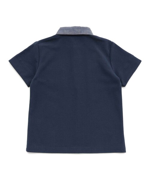 BeBe（ベベ）の「カノコエンブレム刺しゅう半袖ポロシャツ(80~150cm)（ポロシャツ・キッズ・ホワイト/ネイビー・120cm/130cm/110cm/150cm/100cm/140cm）」の11枚目の写真