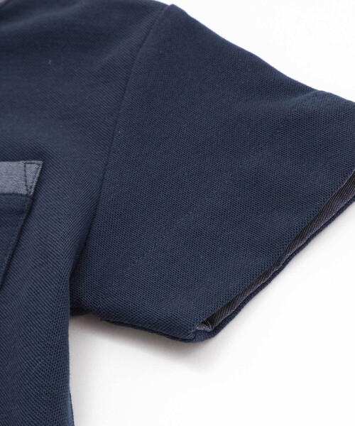 BeBe（ベベ）の「カノコエンブレム刺しゅう半袖ポロシャツ(80~150cm)（ポロシャツ・キッズ・ホワイト/ネイビー・120cm/130cm/110cm/150cm/100cm/140cm）」の14枚目の写真