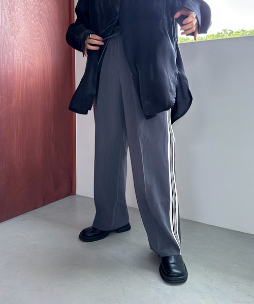 feepur（フェピュール）の「スラックス（スラックス・レディース・ネイビー・MEDIUM）」の5枚目の写真