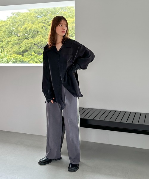 feepur（フェピュール）の「スラックス（スラックス・レディース・ネイビー・MEDIUM）」の7枚目の写真