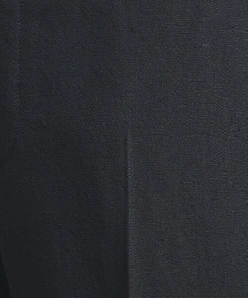 UNITED ARROWS(ユナイテッドアローズ)の「リネン/ウール トロピカル ワイドストレート パンツ(スラックス・メンズ・ブラック・L/M/S)」の17枚目の写真