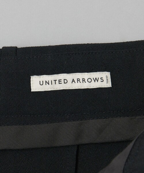 UNITED ARROWS(ユナイテッドアローズ)の「リネン/ウール トロピカル ワイドストレート パンツ(スラックス・メンズ・ブラック・L/M/S)」の8枚目の写真