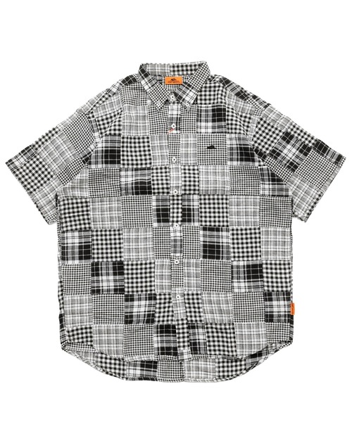 KRIFF MAYER(クリフメイヤー)の「【綿100%】パッチワークリラックスシャツ(シャツ/ブラウス・メンズ・レッド/グリーン/ネイビー/オフホワイト・MEDIUM/LARGE/X-LARGE)」の18枚目の写真