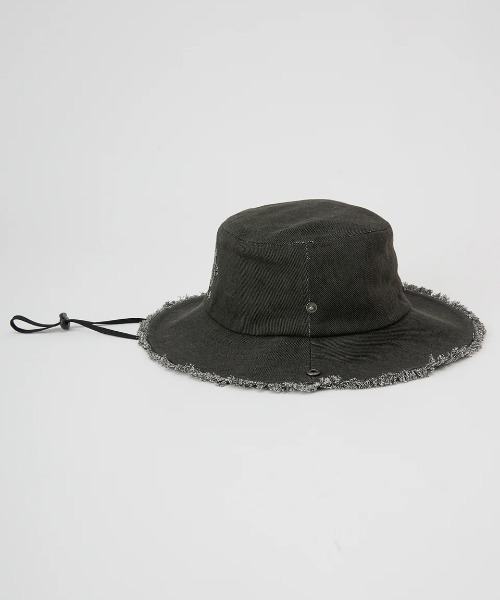 RVCA(ルーカ)の「RVCA メンズ RVCA UNITED SAFARI HAT ハット 【2025年春夏モデル】/ルーカイラスト刺繍ハット(ハット・メンズ・サンドベージュ/ブラック/パープル系その他・FREE)」の5枚目の写真