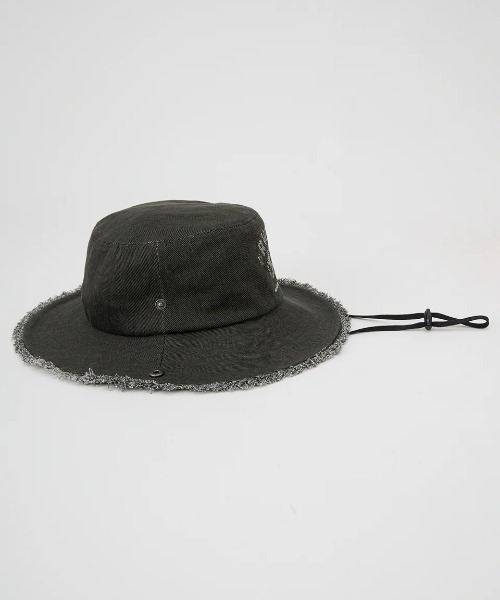 RVCA(ルーカ)の「RVCA メンズ RVCA UNITED SAFARI HAT ハット 【2025年春夏モデル】/ルーカイラスト刺繍ハット(ハット・メンズ・サンドベージュ/ブラック/パープル系その他・FREE)」の7枚目の写真