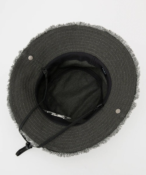 RVCA(ルーカ)の「RVCA メンズ RVCA UNITED SAFARI HAT ハット 【2025年春夏モデル】/ルーカイラスト刺繍ハット(ハット・メンズ・サンドベージュ/ブラック/パープル系その他・FREE)」の16枚目の写真