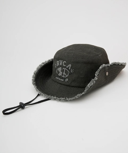 RVCA(ルーカ)の「RVCA メンズ RVCA UNITED SAFARI HAT ハット 【2025年春夏モデル】/ルーカイラスト刺繍ハット(ハット・メンズ・サンドベージュ/ブラック/パープル系その他・FREE)」の17枚目の写真