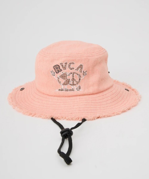 RVCA(ルーカ)の「RVCA メンズ RVCA UNITED SAFARI HAT ハット 【2025年春夏モデル】/ルーカイラスト刺繍ハット(ハット・メンズ・サンドベージュ/ブラック/パープル系その他・FREE)」の22枚目の写真