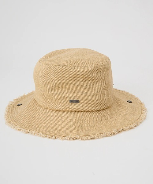 RVCA(ルーカ)の「RVCA メンズ RVCA UNITED SAFARI HAT ハット 【2025年春夏モデル】/ルーカイラスト刺繍ハット(ハット・メンズ・サンドベージュ/ブラック/パープル系その他・FREE)」の20枚目の写真