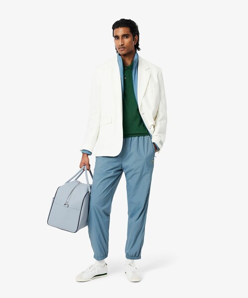 LACOSTE（ラコステ）の「ワッシャー加工 ナイロン 軽量撥水トラックパンツ（その他パンツ・メンズ・グレイッシュブルー/ブラック・3/2/5/4）」の13枚目の写真