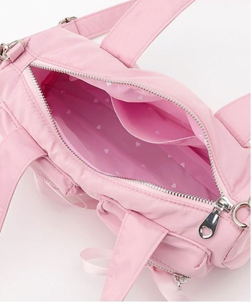 セール】ダブルポケットリボン ボストンバッグ（ボストンバッグ