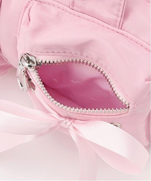 セール】ダブルポケットリボン ボストンバッグ（ボストンバッグ