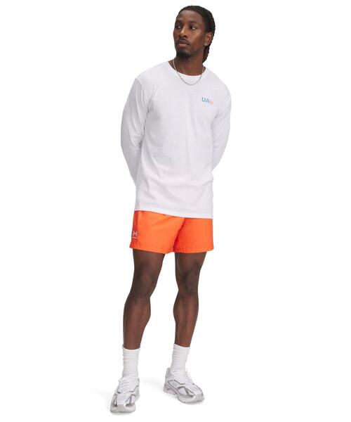 UNDER ARMOUR（アンダーアーマー）の「UAウーブン ボレーショーツ（ライフスタイル/メンズ）（その他パンツ・メンズ・オレンジ系・S/M/L/2XL/XL/3XL）」の3枚目の写真