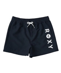 ROXY | MINI LUNCH CALM SHOR /ロキシーキッズウエストゴムロゴボードショーツ(水着)(水着)