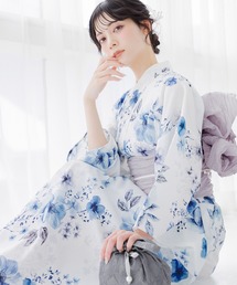 Dita（ディータ）の「【かんたん着付け】ワンピース浴衣3点セット(羽織り・ワンピース・帯)【TN】（浴衣）」