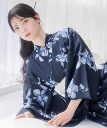 Dita（ディータ）の「【かんたん着付け】ワンピース浴衣3点セット(羽織り・ワンピース・帯)【TN】（浴衣）」
