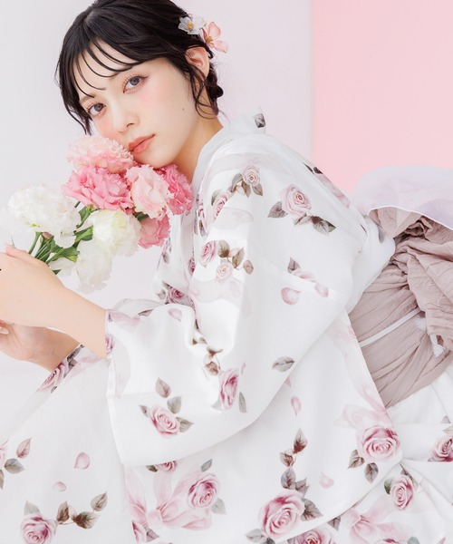 リボン浴衣（浴衣）｜Maison de FLEUR（メゾンドフルール）の