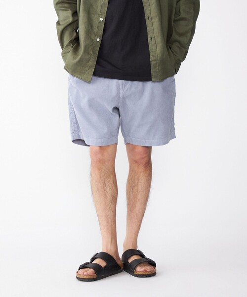 SHIPS（シップス）の「SHIPS:〈洗濯機可能〉サマー コーデュロイ イージー ショーツ（その他パンツ・メンズ・ベージュ/サックスブルー/ライトグリーン/ベビーピンク・SMALL/MEDIUM/LARGE）」の3枚目の写真