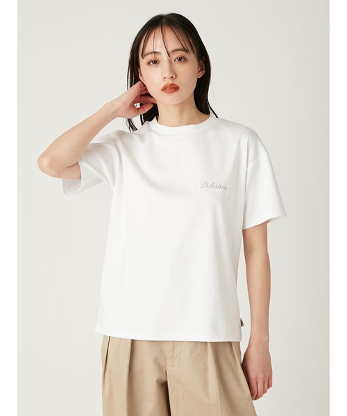 fray id トップス セール】【FRAY I.D｜Dickies】エンブロイダリーロゴTシャツ（Tシャツ