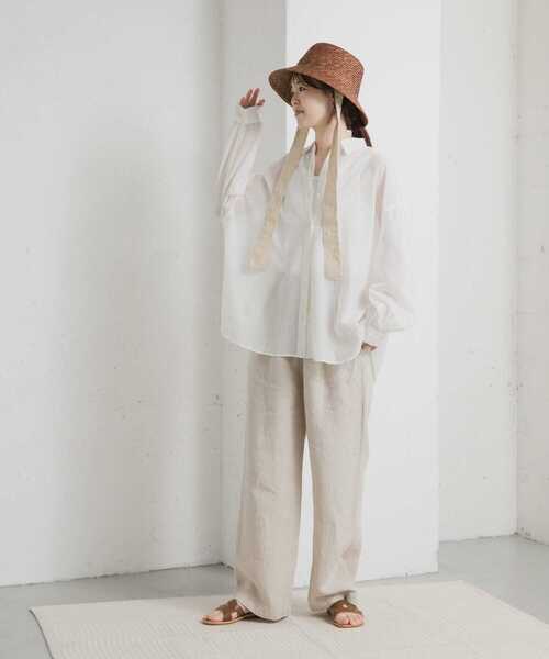 URBAN RESEARCH DOORS(アーバンリサーチドアーズ)の「メッシュシャツ(シャツ/ブラウス・レディース・オフホワイト・MEDIUM)」の16枚目の写真