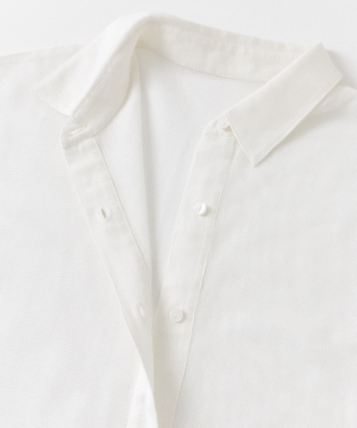 URBAN RESEARCH DOORS(アーバンリサーチドアーズ)の「メッシュシャツ(シャツ/ブラウス・レディース・オフホワイト・MEDIUM)」の18枚目の写真